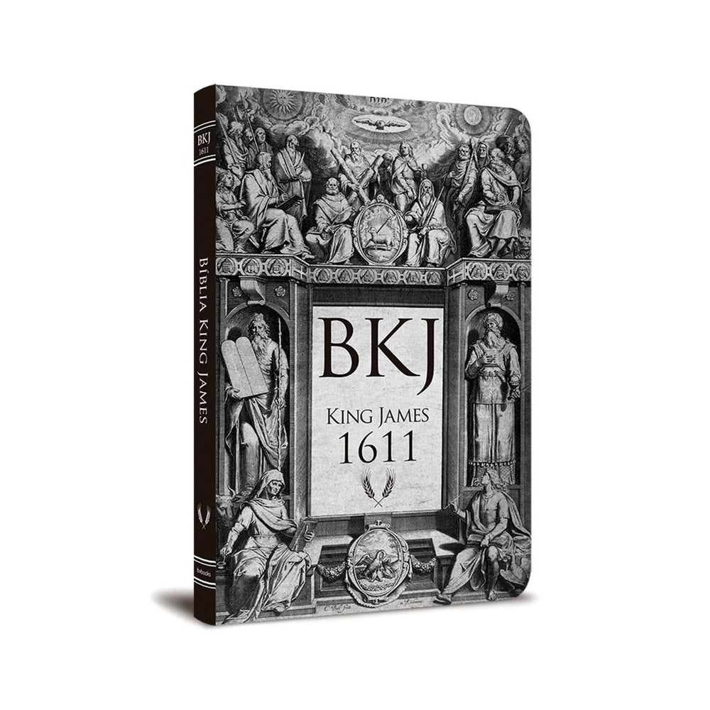 Bíblia King James 1611 Ultra Fina Lettering Bible | Letra Normal | Capa Tradicional Retrô