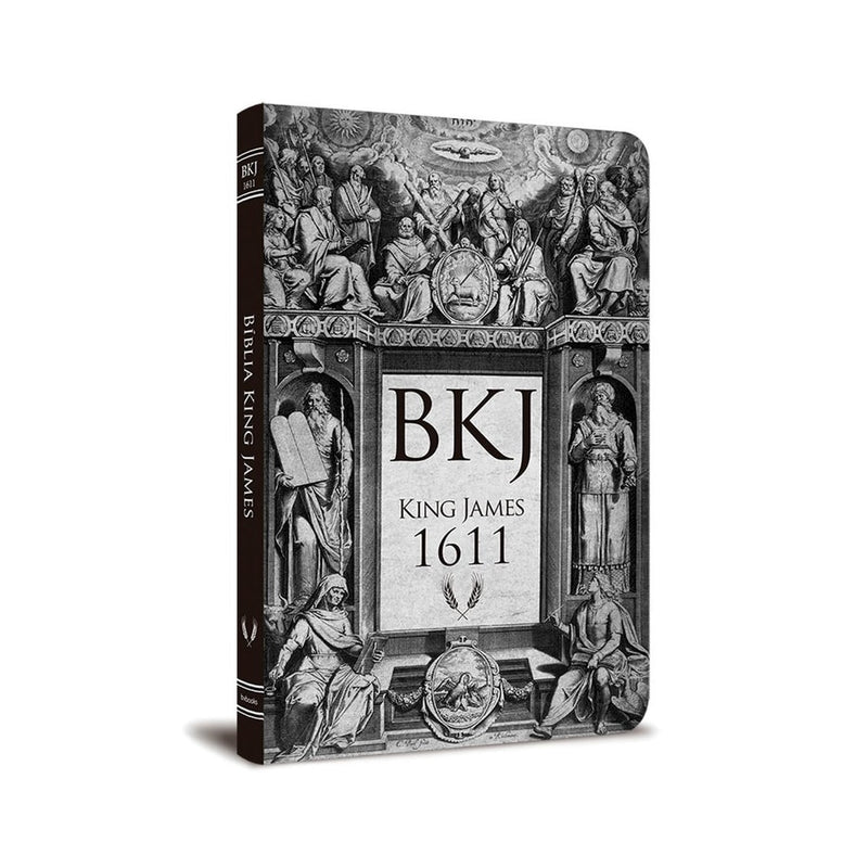 Bíblia King James 1611 Ultra Fina Lettering Bible | Letra Normal | Capa Tradicional Retrô