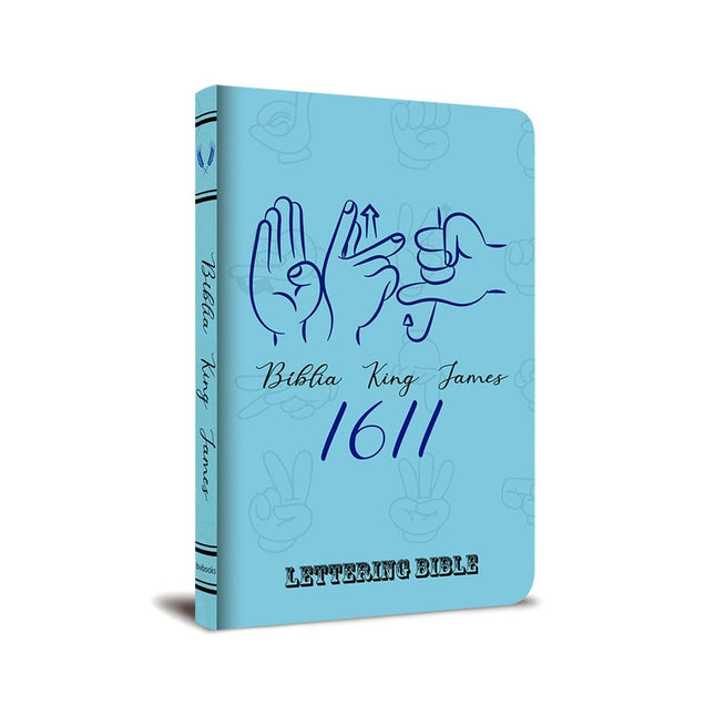 Bíblia King James 1611 Ultra Fina Lettering Bible | Letra Normal | Capa Sinais