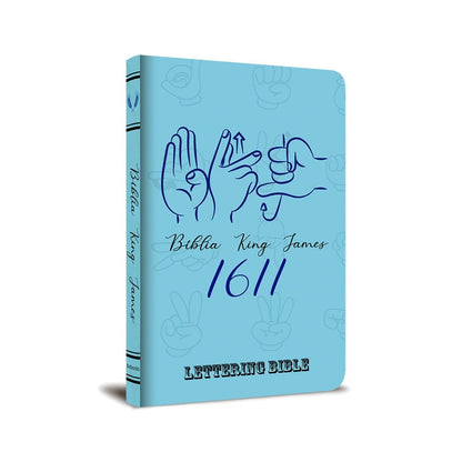 Bíblia King James 1611 Ultra Fina Lettering Bible | Letra Normal | Capa Sinais