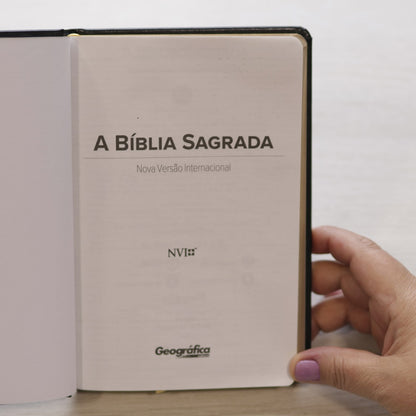 Bíblia Dunamis Clássica Preta | NVI | Letra Normal | Capa Luxo
