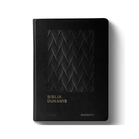 Bíblia Dunamis Clássica Preta | NVI | Letra Normal | Capa Luxo
