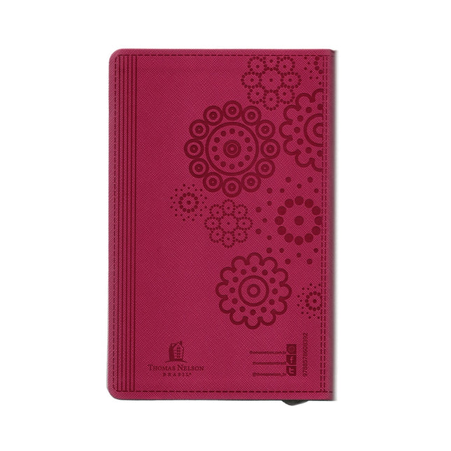 Bíblia Da Mulher de Fé | NVI | Letra Normal | Capa Luxo Rosa