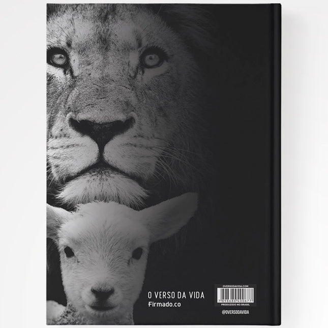 Bíblia Purificador Leão e Ovelha | NAA | Letra Normal | Capa Dura