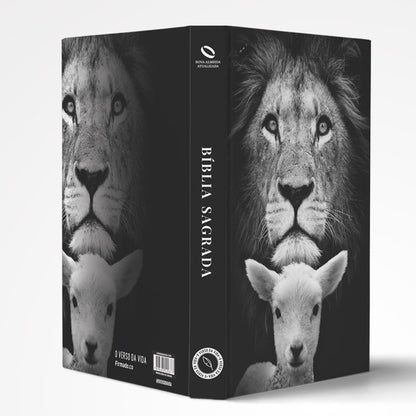 Bíblia Purificador Leão e Ovelha | NAA | Letra Normal | Capa Dura
