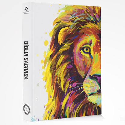 Bíblia Leão Estrela da Manhã | NAA | Letra Normal | Capa Dura