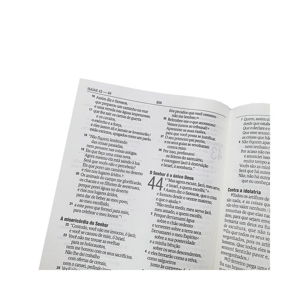 Bíblia Primavera Floral | NAA | Letra Grande | Capa Dura