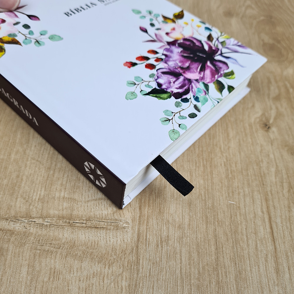 Bíblia Primavera Floral | NAA | Letra Grande | Capa Dura