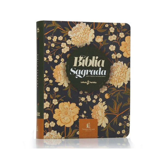Bíblia Sagrada | NVI | Letra Normal | Espaço Anotações | Capa Soft Flores