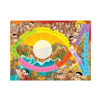 Jogo de Tabuleiro Aprendendo a Bíblia com a Turma da Mônica