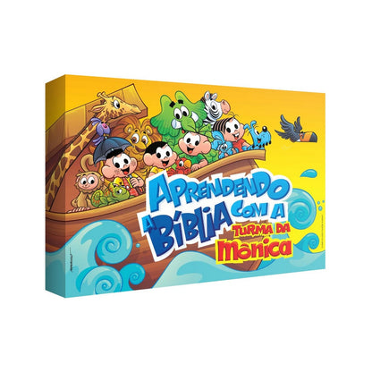 Jogo de Tabuleiro Aprendendo a Bíblia com a Turma da Mônica