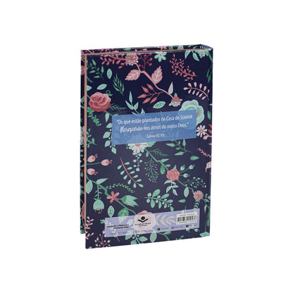 Bíblia Sagrada para Evangelismo Flores | ARC | Letra Normal | Capa Dura