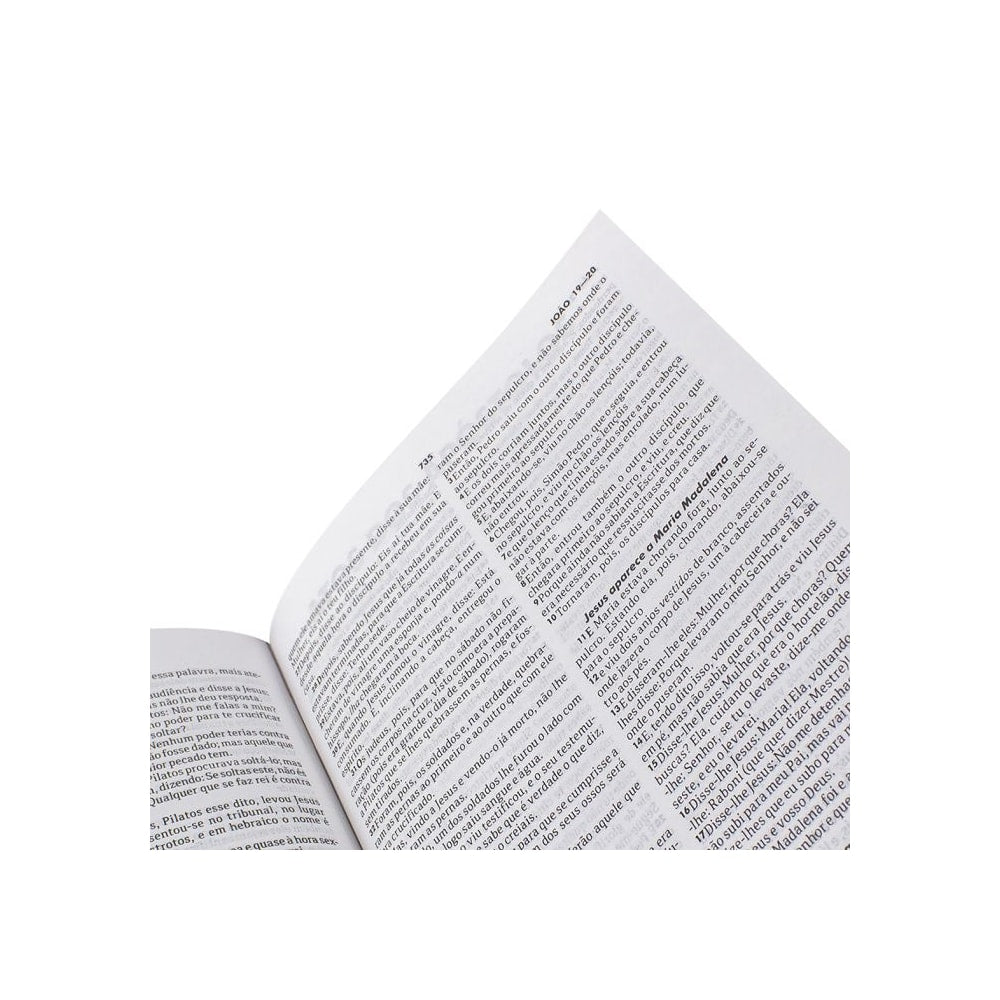 Bíblia Sagrada para Evangelismo Flores | ARC | Letra Normal | Capa Dura