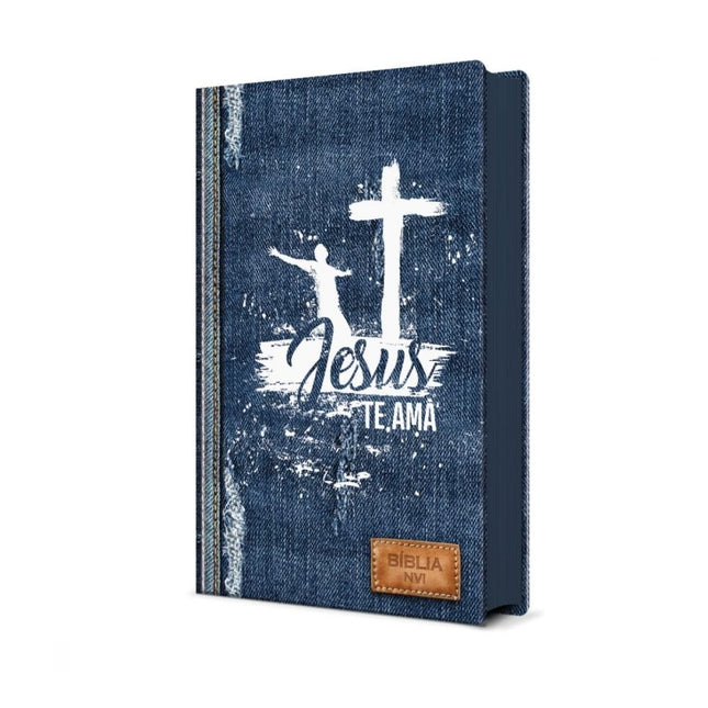 Biblia Sagrada Jesus te Ama | NVI | Letra Normal | Capa Dura Soft-Touch