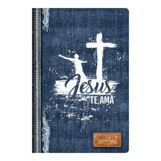 Biblia Sagrada Jesus te Ama | NVI | Letra Normal | Capa Dura Soft-Touch