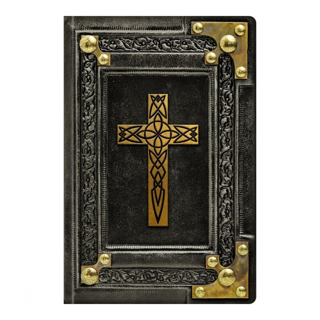 Biblia Sagrada Vintage Preta | NVI | Letra Normal | Capa Dura Soft-Touch