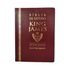 Bíblia de Estudo King James Atualizada | KJA | Letra Hipergigante | Capa Luxo Cover Book Bordô