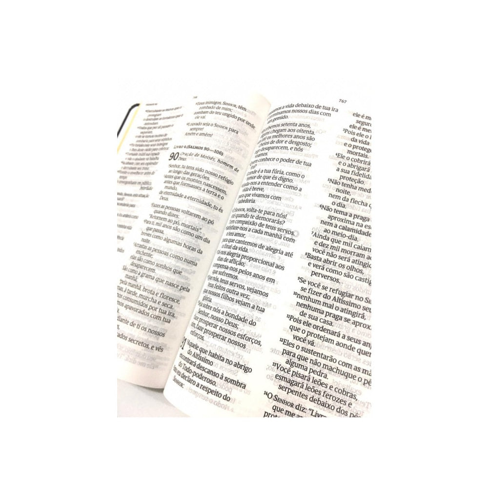 Bíblia Sagrada Éden Azul | NVT | Letra Grande | Capa Dura Soft Touch