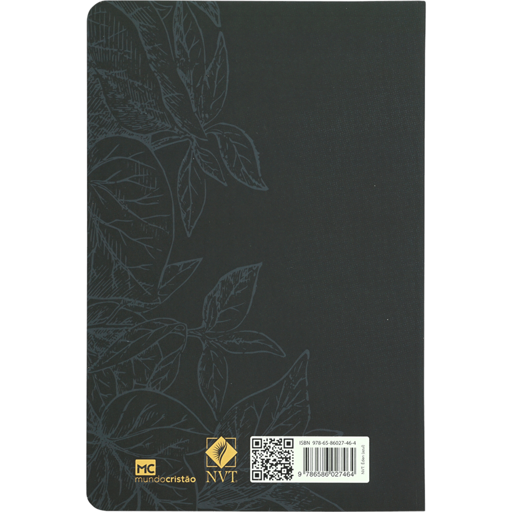 Bíblia Sagrada Éden Azul | NVT | Letra Grande | Capa Dura Soft Touch