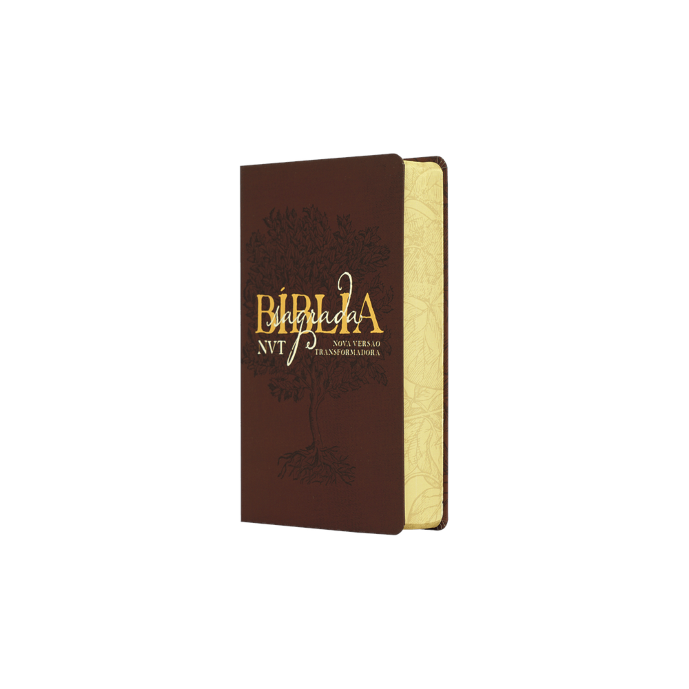 Bíblia Sagrada Éden Vinho | NVT | Letra Grande | Capa Dura Soft Touch