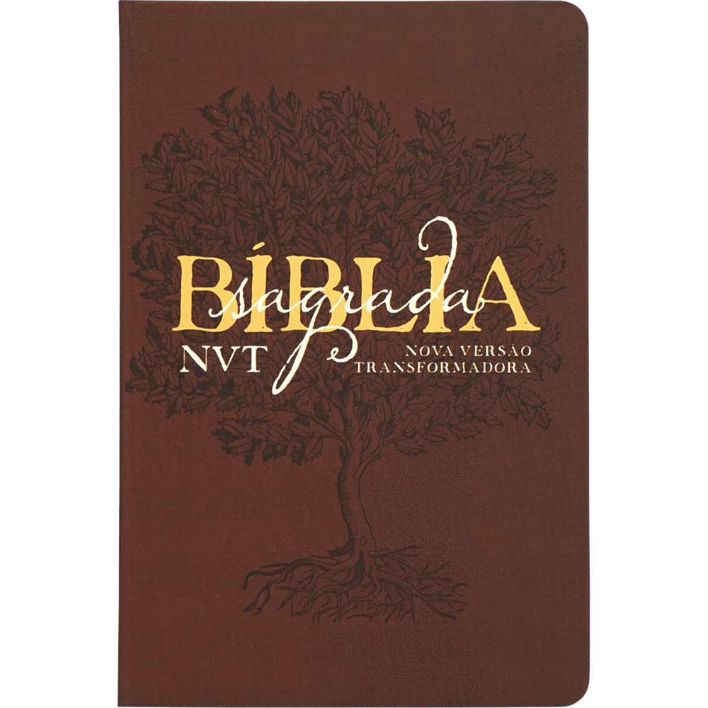 Bíblia Sagrada Éden Vinho | NVT | Letra Grande | Capa Dura Soft Touch