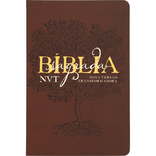 Bíblia Sagrada Éden Vinho | NVT | Letra Grande | Capa Dura Soft Touch