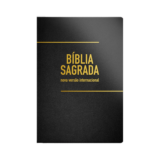 Bíblia Sagrada | NVI | Letra Gigante | Semi Luxo Preta