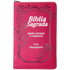 Bíblia Letra Hipergigante | Capa PU Zíper Com Índice | PINK