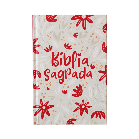 Bíblia Jardim da Vida Creme | NVT | Letra Normal | Capa Dura