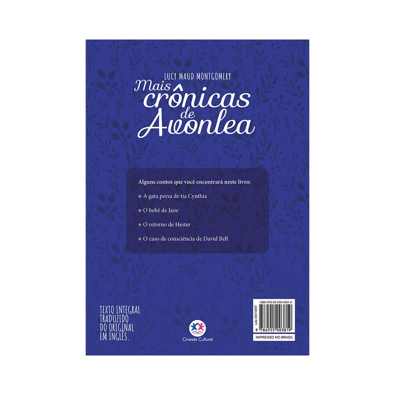 Mais Crônicas de Avonlea | Lucy Maud Montgomery
