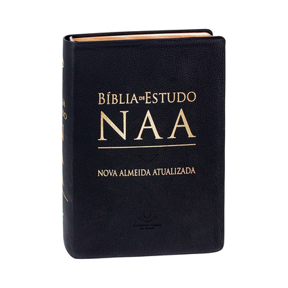 Bíblia de Estudo | NAA | Letra Normal | Capa Couro Legítimo