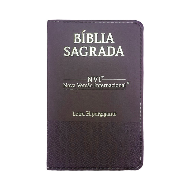 Bíblia Sagrada | NVI | Letra Hipergigante | Capa Luxo Marrom