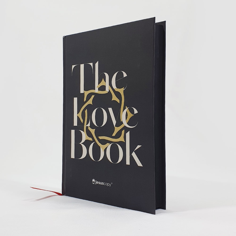 Bíblia The Love Book Coroa Jesus Copy | NAA | Letra Normal | Capa Dura