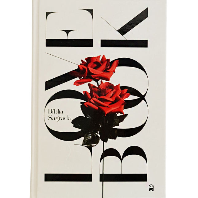 Bíblia Love Book Rosa Jesus Copy | NAA | Letra Normal | Capa Dura