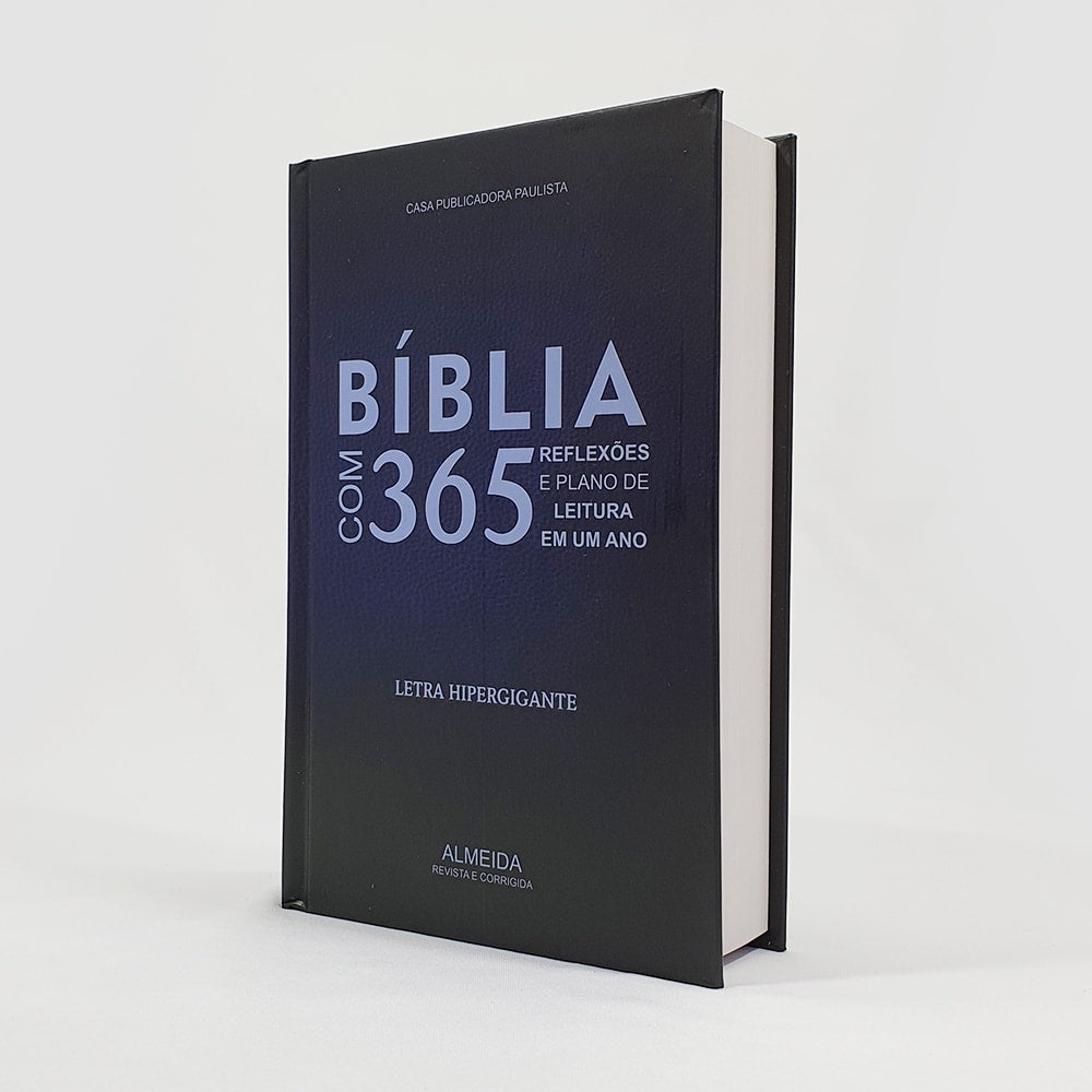 Bíblia com 365 Reflexões e Plano de Leitura | ARC | Hipergigante | Capa Dura