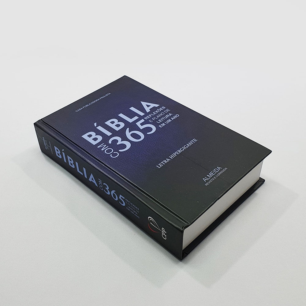 Bíblia com 365 Reflexões e Plano de Leitura | ARC | Hipergigante | Capa Dura