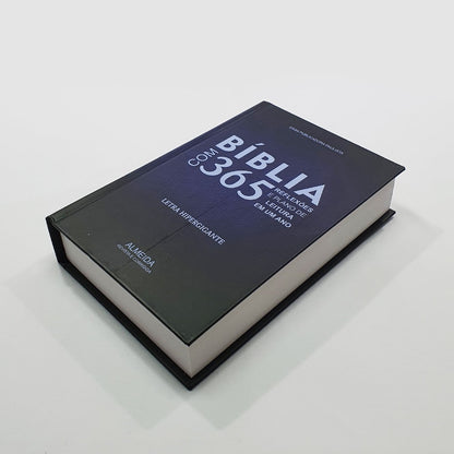 Bíblia com 365 Reflexões e Plano de Leitura | ARC | Hipergigante | Capa Dura