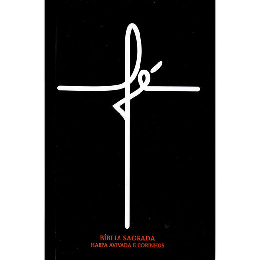 Bíblia Fé Preta | ARC | Letra Normal | Harpa e Corinhos | Capa Dura