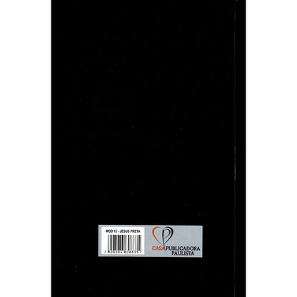 Bíblia Jesus Preta | ARC | Letra Normal | Harpa e Corinhos | Capa Dura
