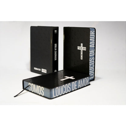 Bíblia Sagrada Jesus Freak | NVI | Letra Gigante | Capa Preta