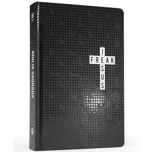 Bíblia Sagrada Jesus Freak | NVI | Letra Gigante | Capa Preta