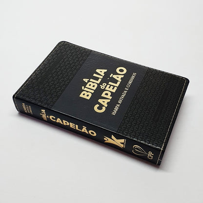A Bíblia do Capelão | ARC | Letra Grande | Harpa Avivada | Capa Preta