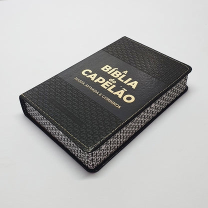 A Bíblia do Capelão | ARC | Letra Grande | Harpa Avivada | Capa Preta