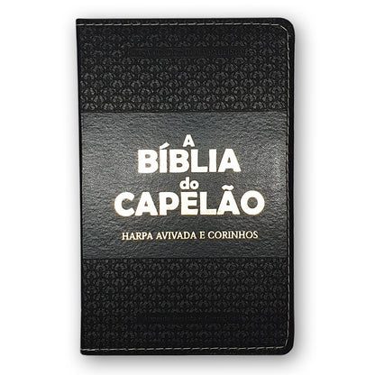 A Bíblia do Capelão | ARC | Letra Grande | Harpa Avivada | Capa Preta