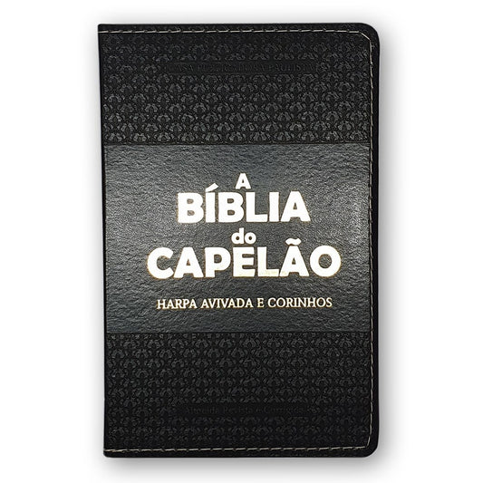 A Bíblia do Capelão | ARC | Letra Grande | Harpa Avivada | Capa Preta