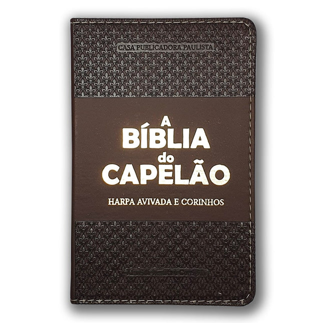 A Bíblia do Capelão | ARC | Letra Grande | Harpa Avivada | Capa Marrom