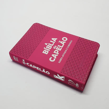 A Bíblia do Capelão | ARC | Letra Grande | Harpa Avivada | Capa Pink
