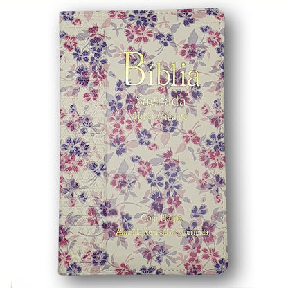 Bíblia Sagrada Harpa Avivada e Corinhos  | ARC | Letra Hipergigante | Índice |  Luxo Floral