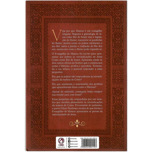 Comentários Bíblicos de Mateus | Myer Pearlman