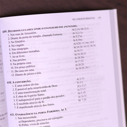 Mil Esboços Bíblicos | De Gênesis a Apocalipse | 4ª Edição | Brochura
